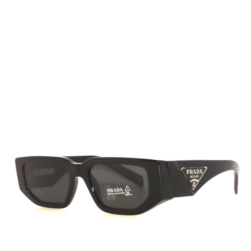 Prada 09ZS 09 1AB5S0 54 Black Dark Gray Sunglasses PR09ZS